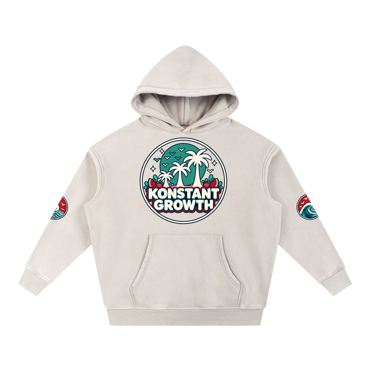Snow Wash Fleece Oversize Hoodie ODMPOD
