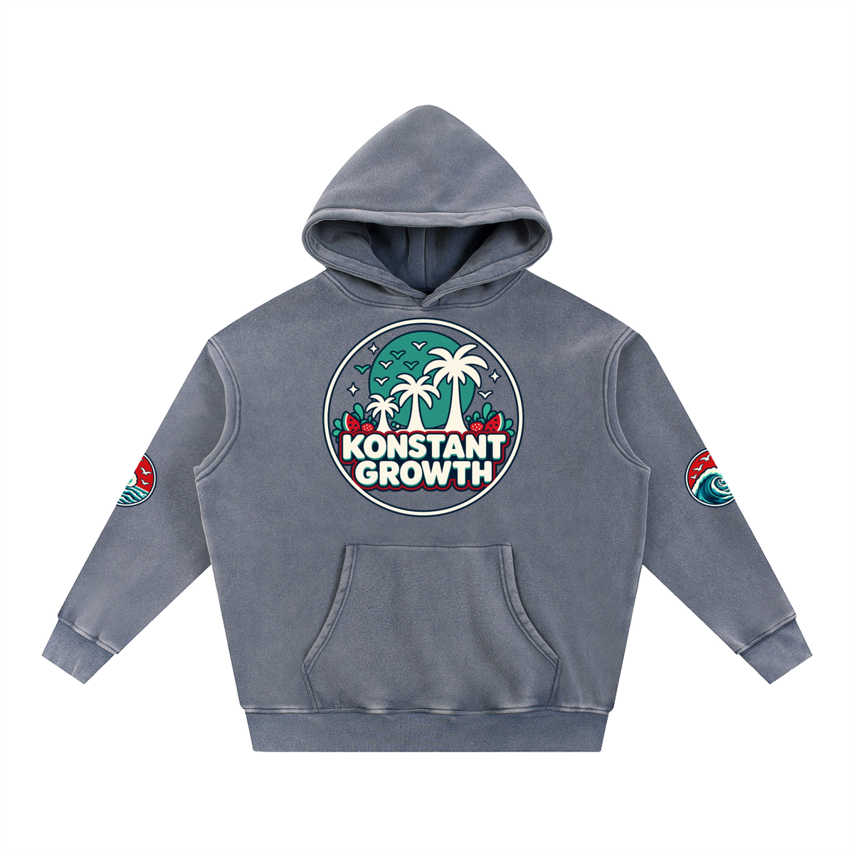 Snow Wash Fleece Oversize Hoodie ODMPOD