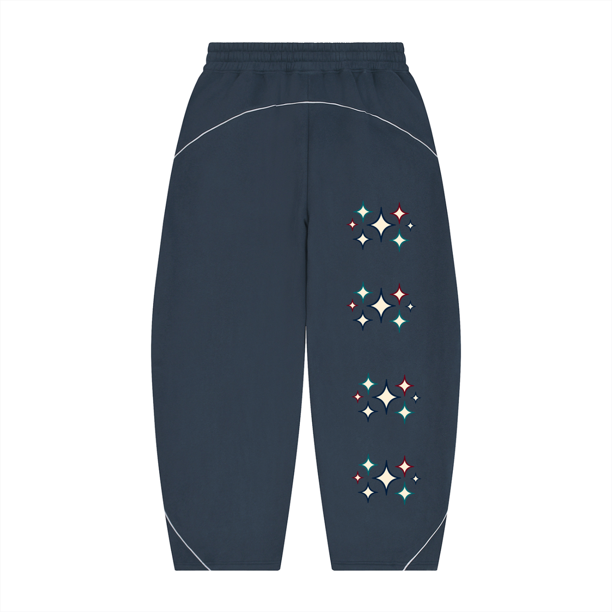 Konstant Growth Vintage — Unisex Piping Fleece Barrel Leg Sweatpants
