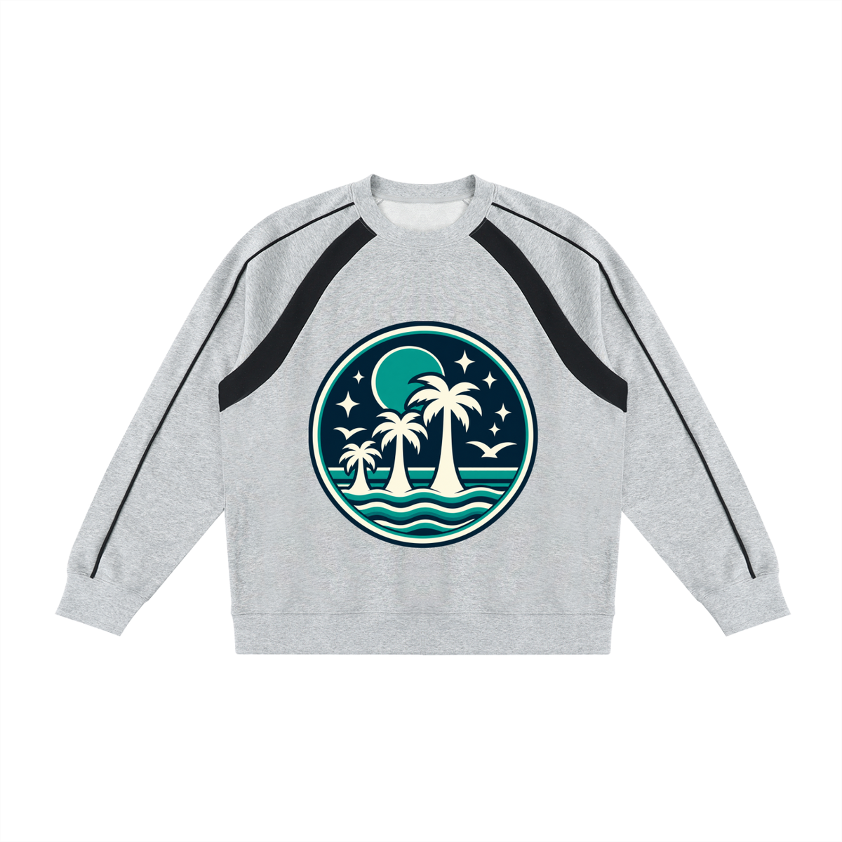 Unisex Color Block Crewneck Sweatshirt ODMPOD