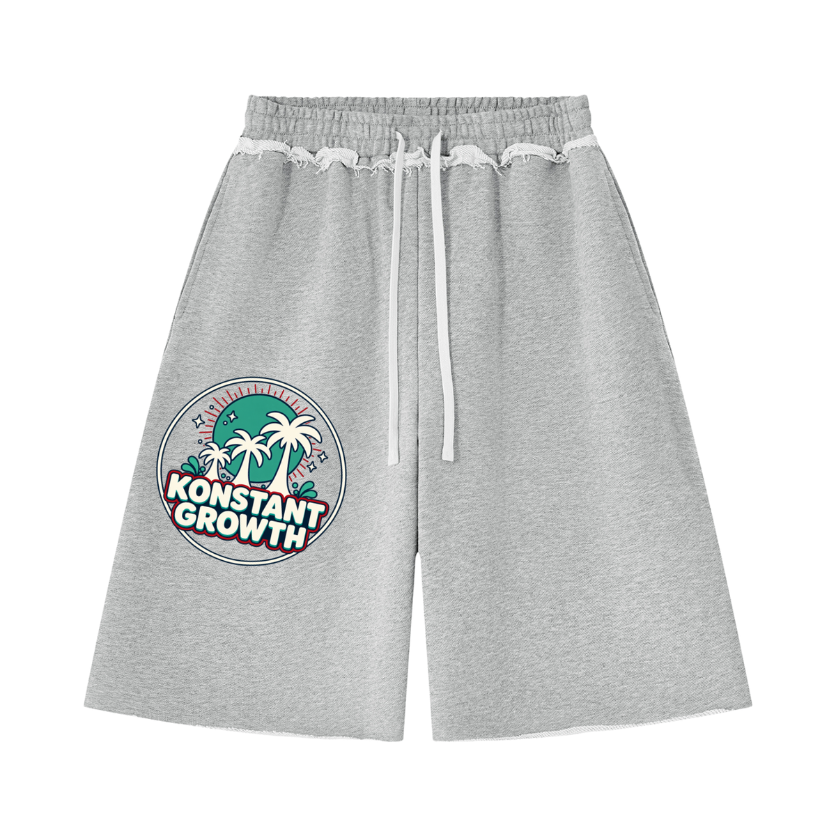 Unisex Heavyweight Raw Edge Shorts ODMPOD