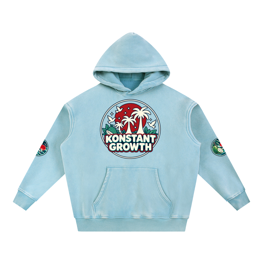 Snow Wash Fleece Oversize Hoodie ODMPOD