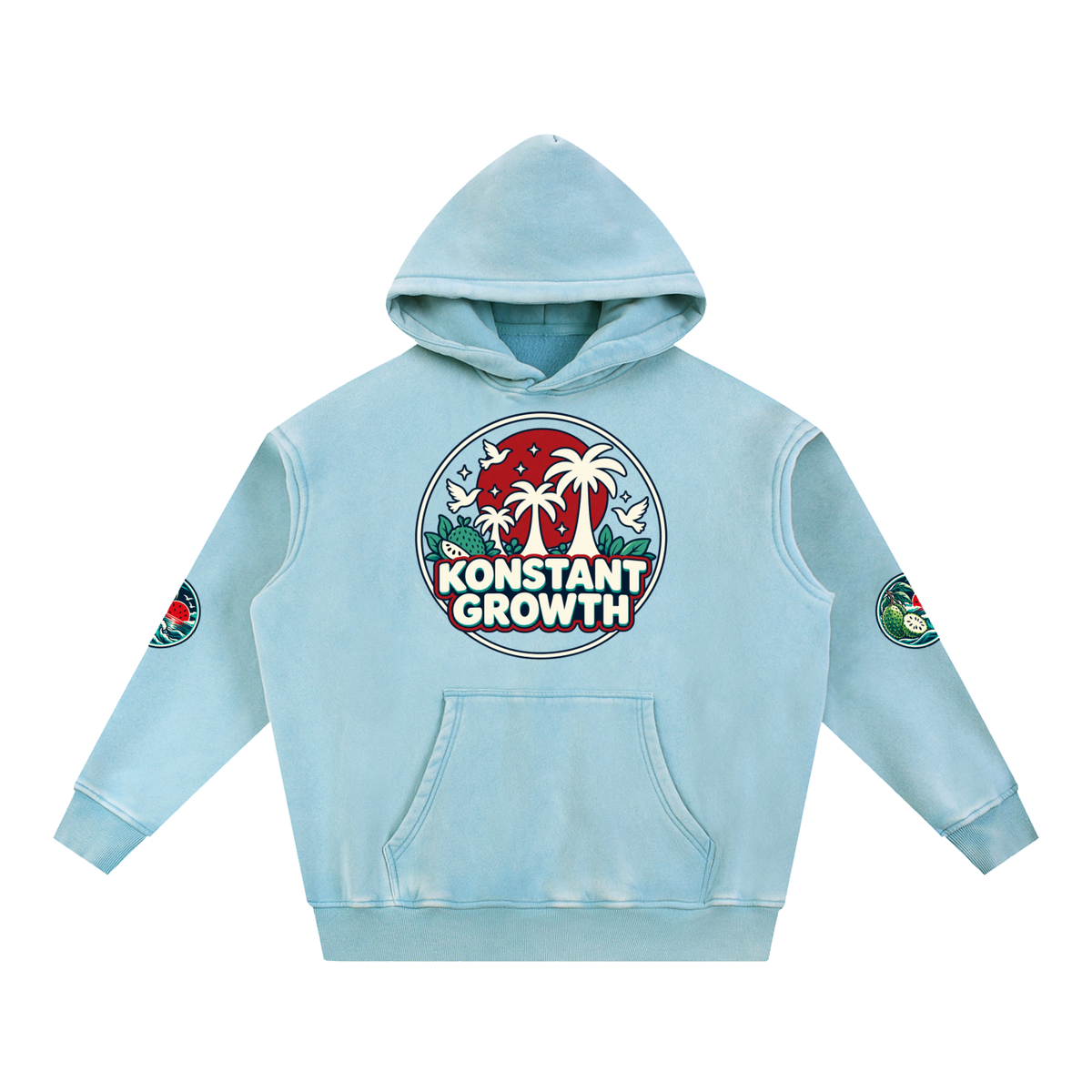 Snow Wash Fleece Oversize Hoodie ODMPOD