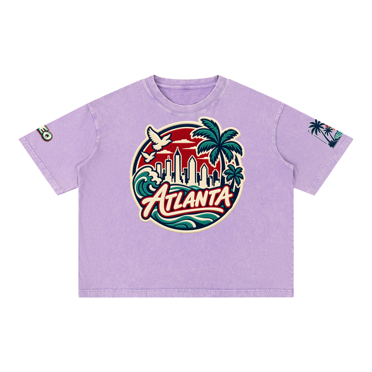 Mineral Wash Boxy Cotton T-Shirt ODMPOD