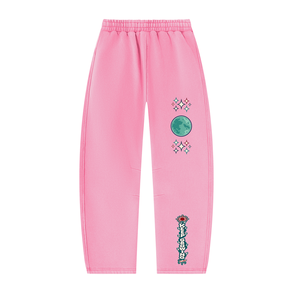 Konstant Growth Vintage — Unisex Vintage Wash Barrel Leg Fleece Sweatpants