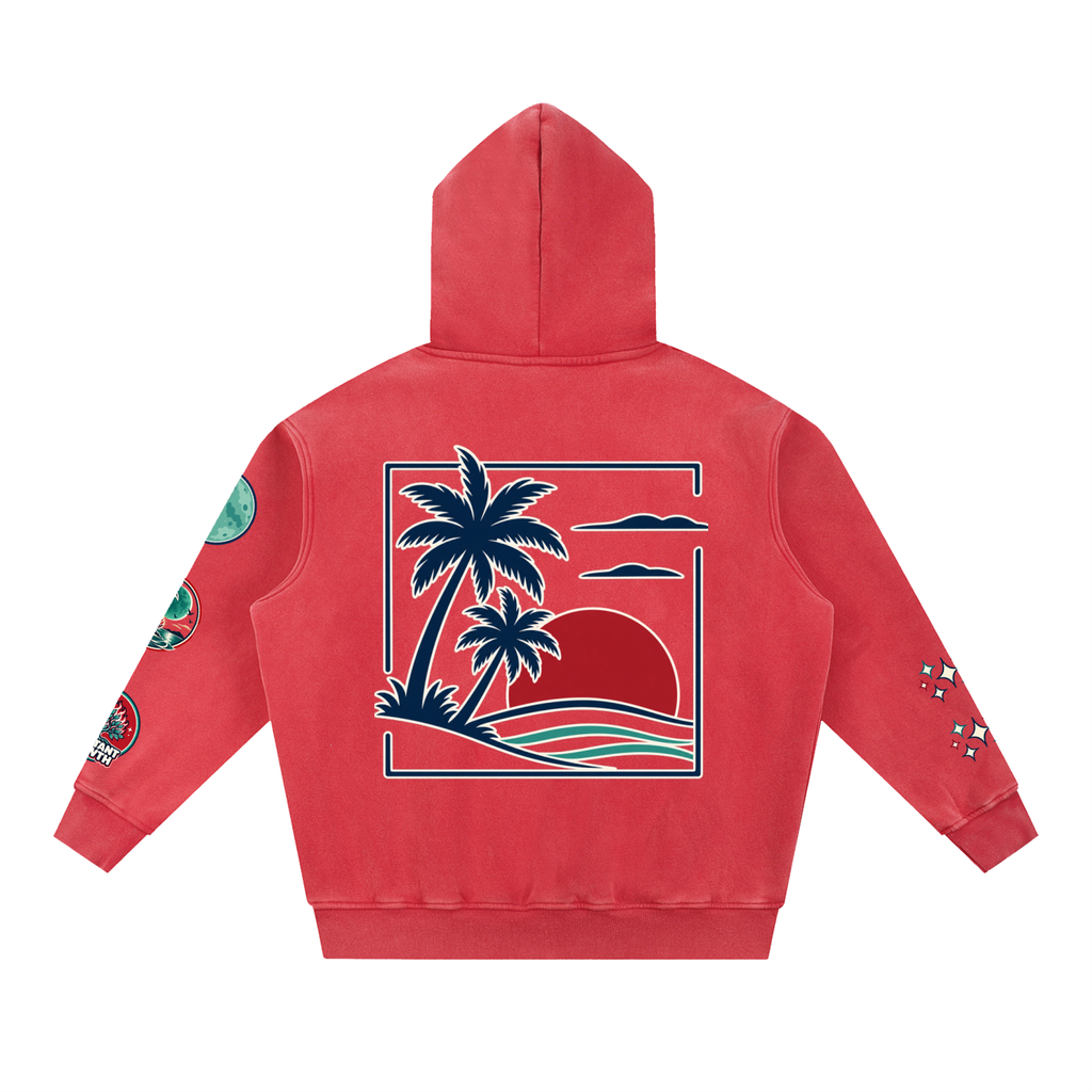 Konstant Growth Vintage — Snow Wash Fleece Oversize Hoodie