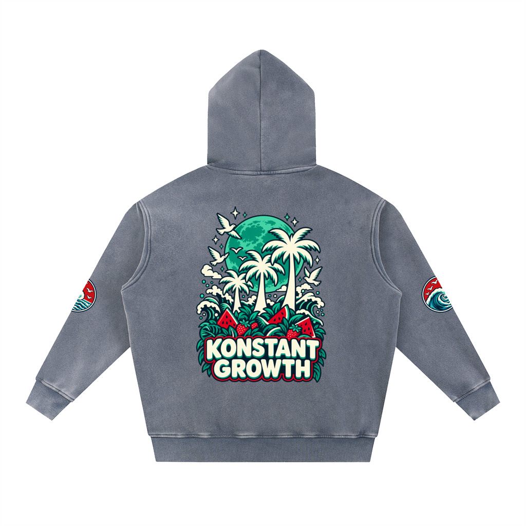 Snow Wash Fleece Oversize Hoodie ODMPOD