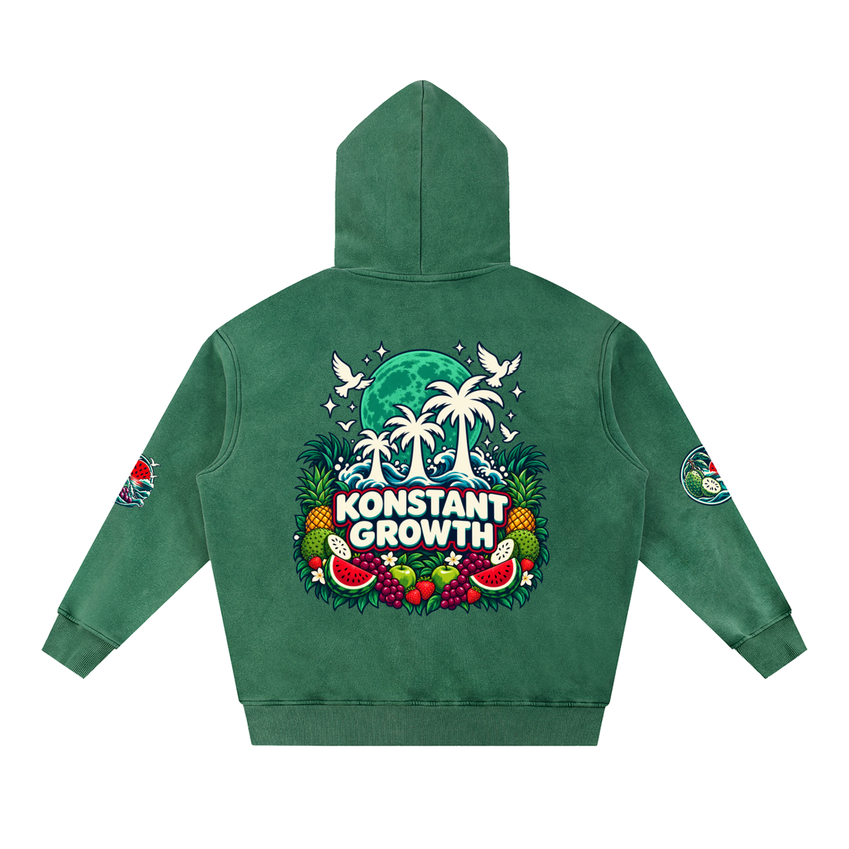 Snow Wash Fleece Oversize Hoodie ODMPOD