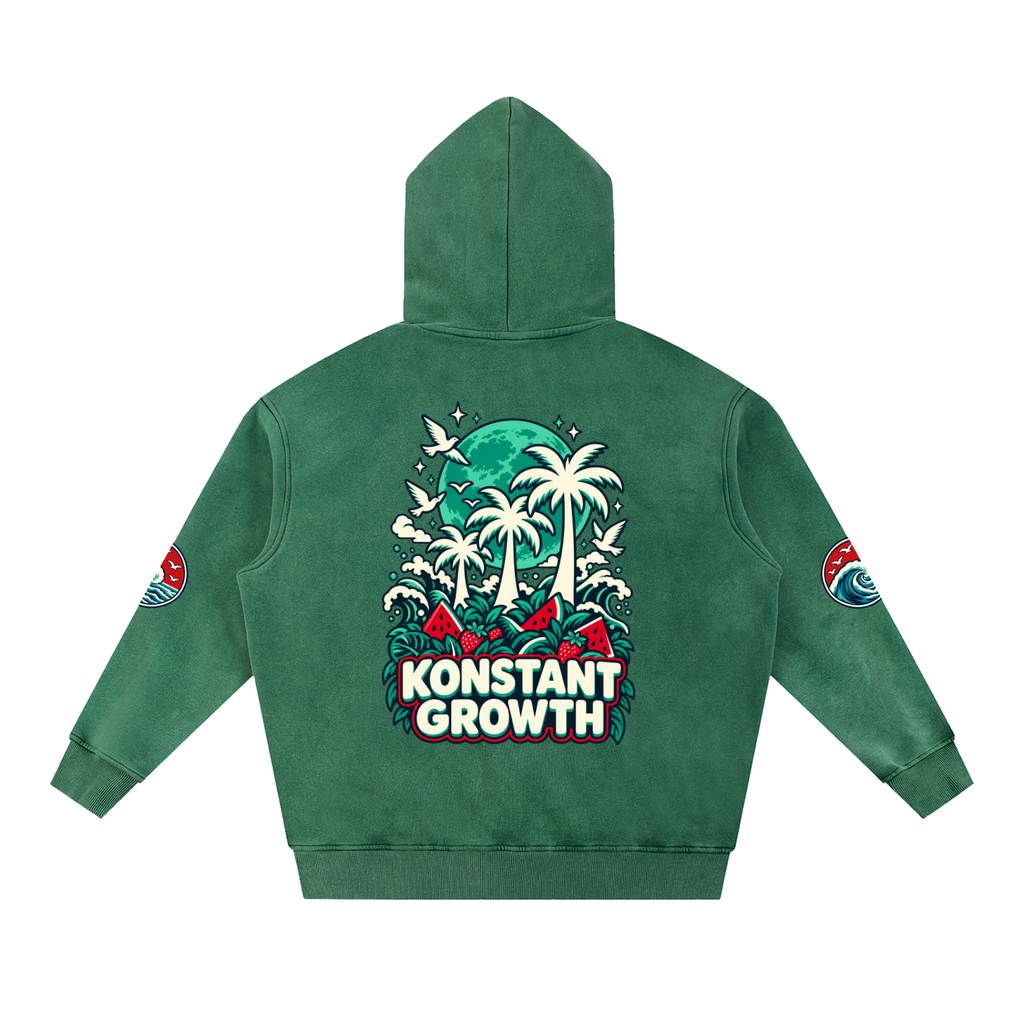 Snow Wash Fleece Oversize Hoodie ODMPOD