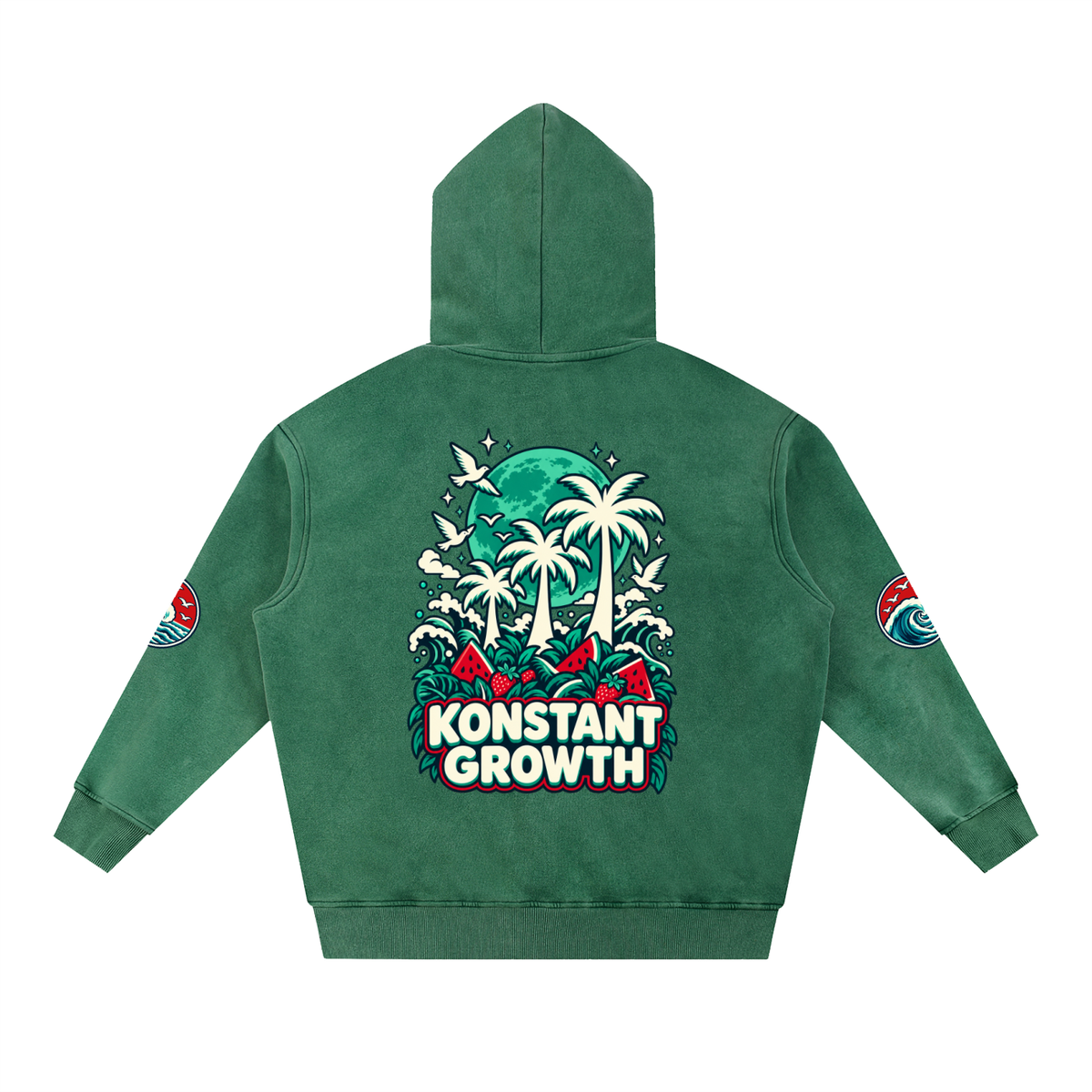 Snow Wash Fleece Oversize Hoodie ODMPOD