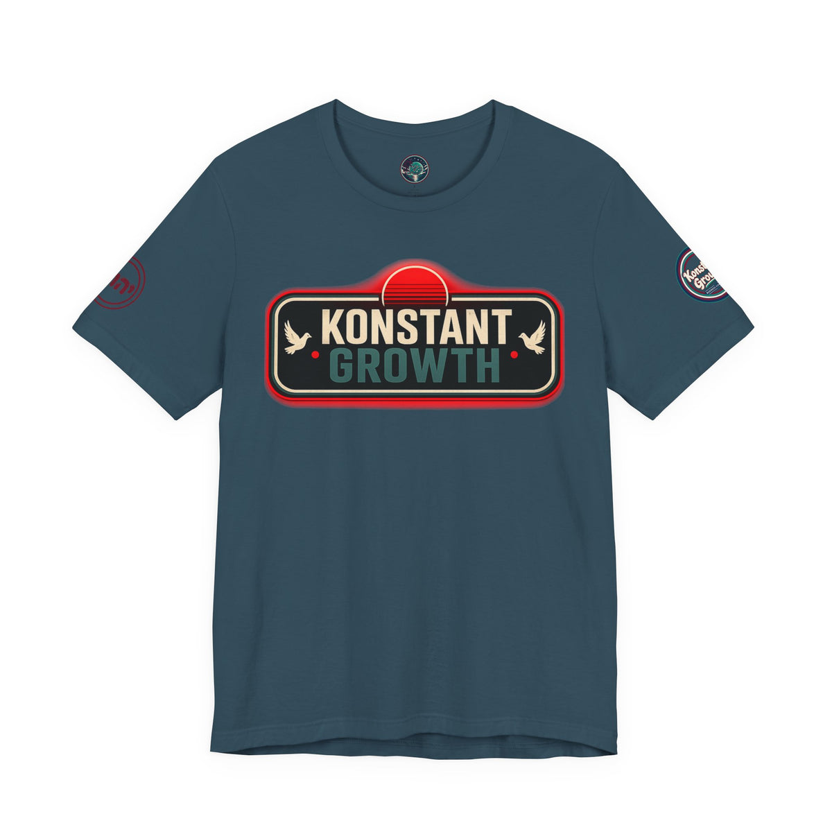 Konstant Growth Logo Tee | Joshua 1:9 Inspirational Fear Of Yahweh