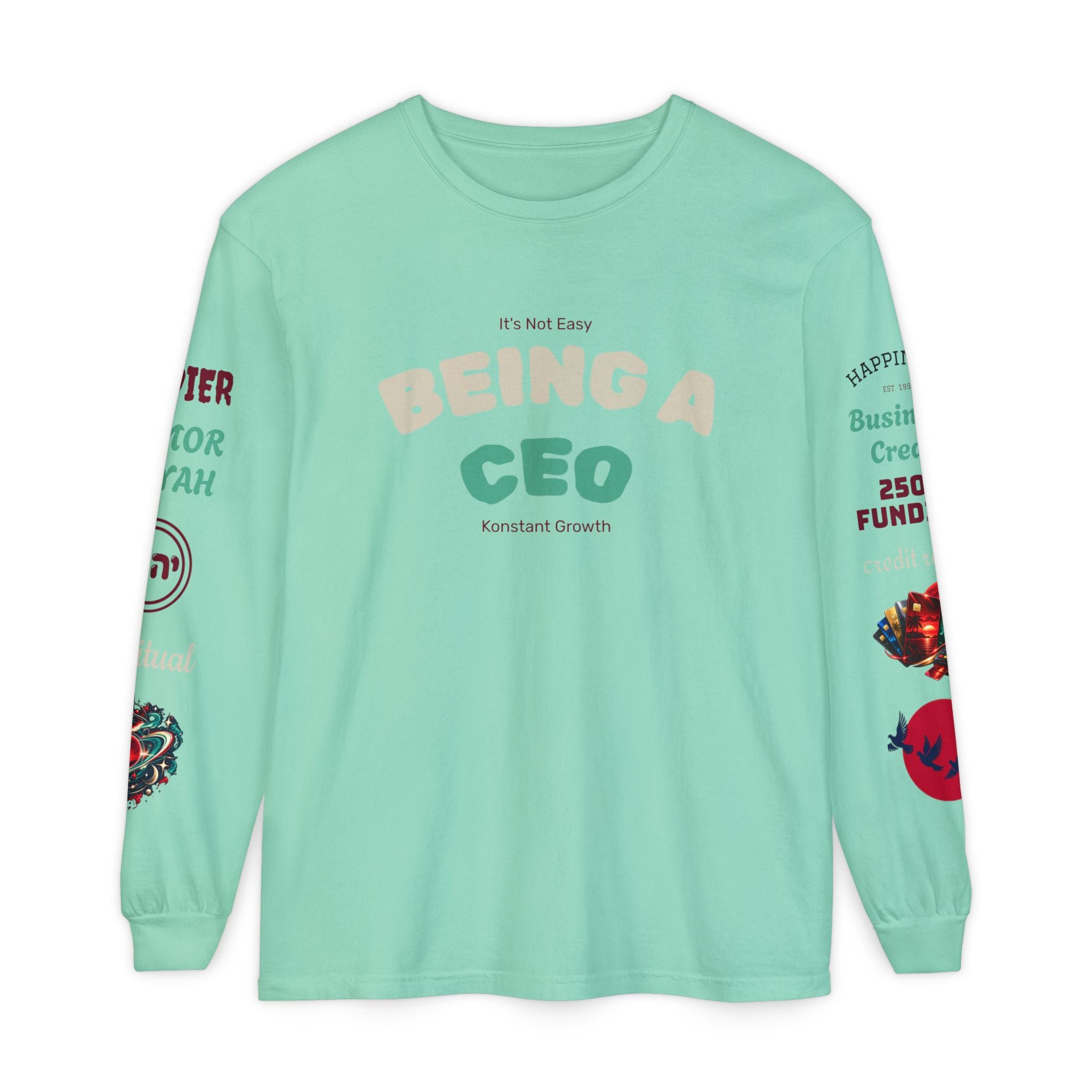 Konstant Growth Vintage Wash Long Sleeve | Premium Entrepreneur T-Shirt