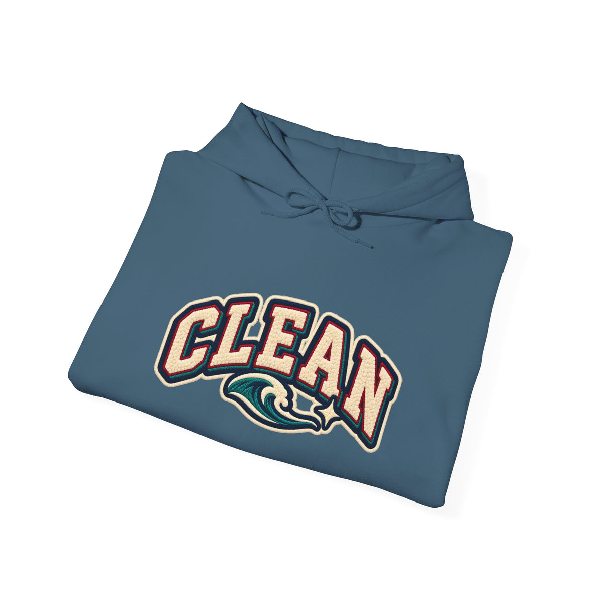 Clean Wave Hoodie — Graphic Palm-Globe Streetwear Hooded Sweatshirt