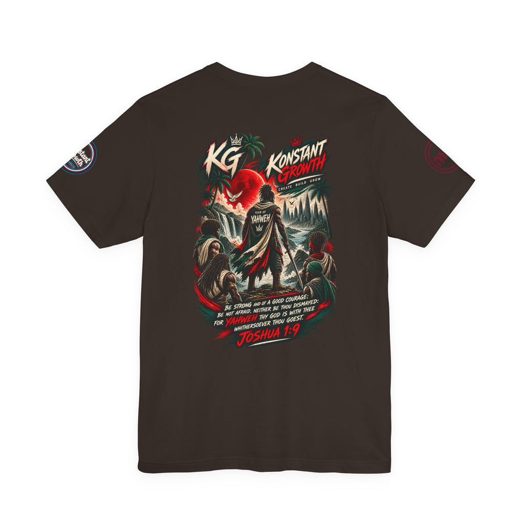 Konstant Growth Logo Tee | Joshua 1:9 Inspirational Fear Of Yahweh