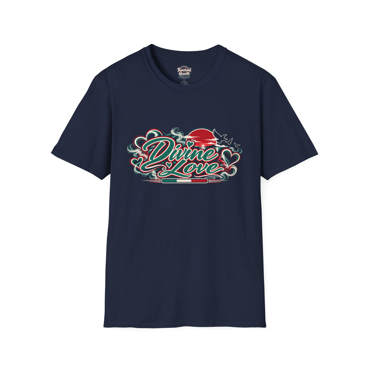 T-Shirt — Divine Love Graphic Tee (Abraham & Sarah Illustration) Printify
