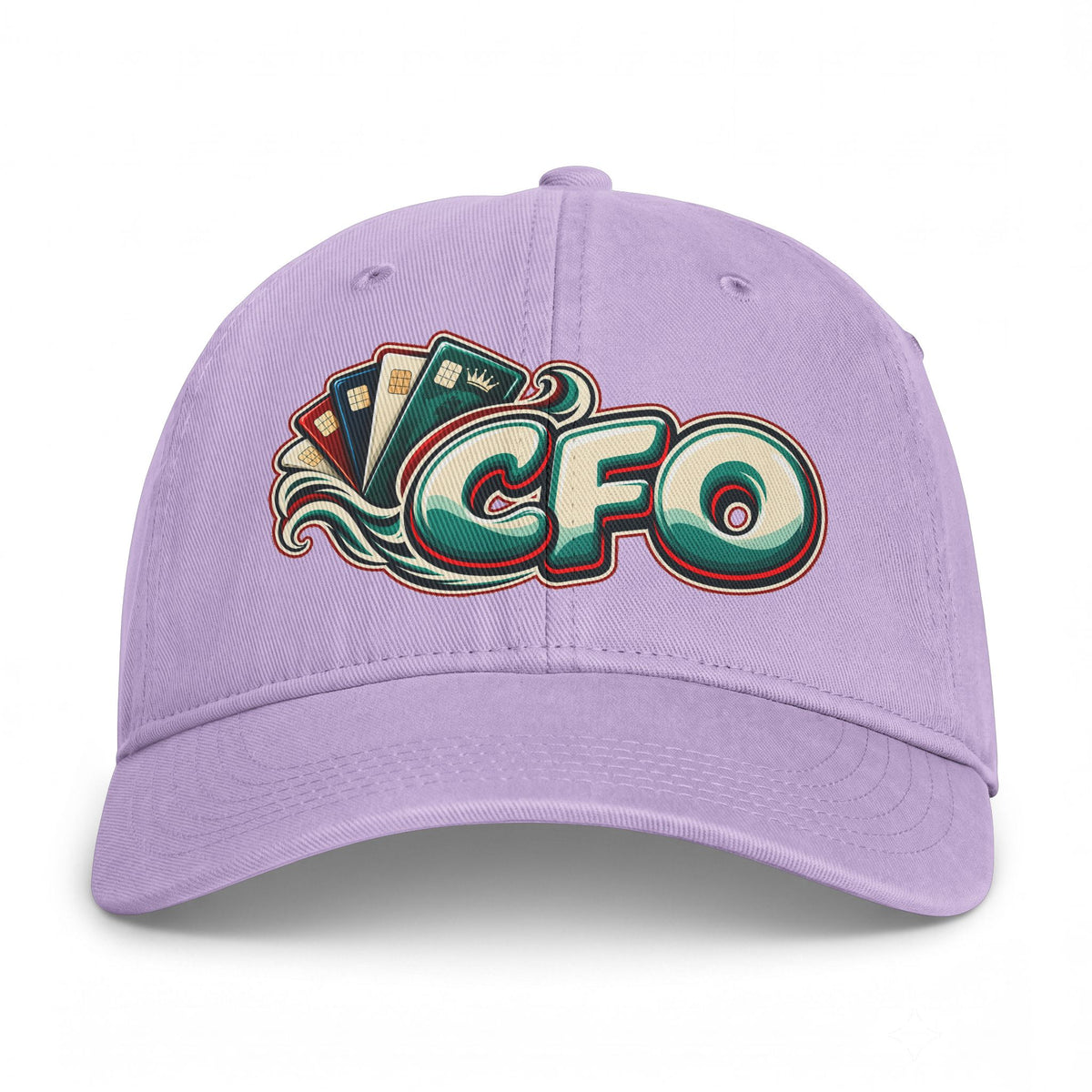 CFO Coastal Vintage Baseball Cap — Retro Surf Logo Dad Hat Printify