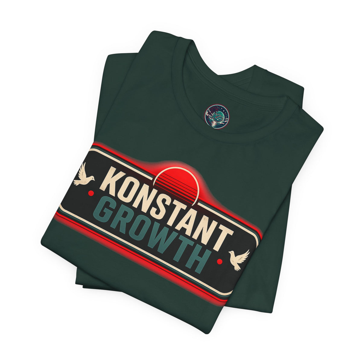 Konstant Growth Logo Tee | Joshua 1:9 Inspirational Fear Of Yahweh