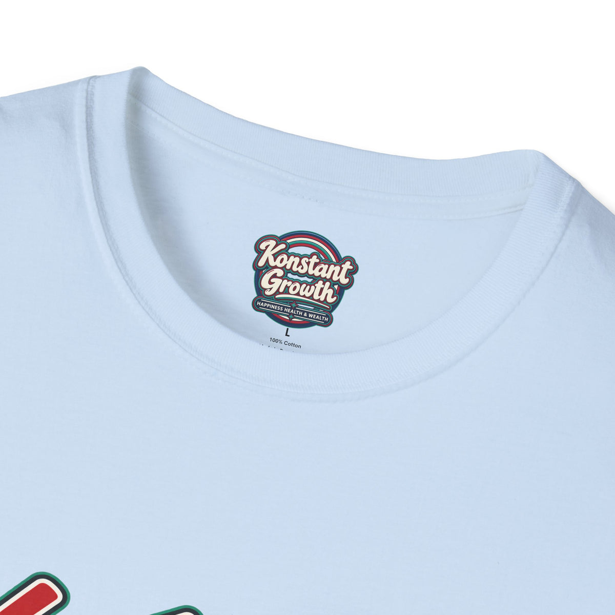 Konstant Growth 'Happiness Wealth Wealth' Graphic T-Shirt