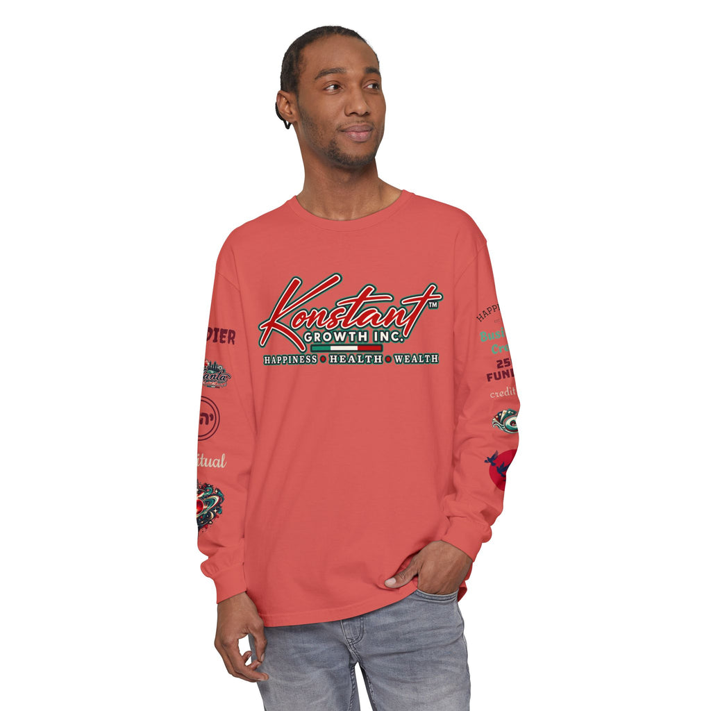 Konstant Growth Long Sleeve T-Shirt — Tropical Palm Surf Graphic