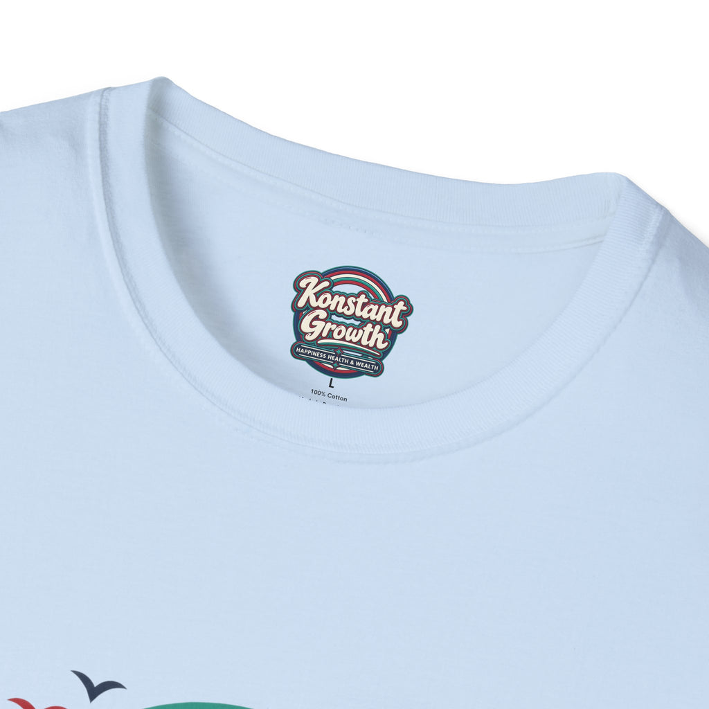 Konstant Growth Palm Tree T‑Shirt — Tropical Motivational Graphic Tee