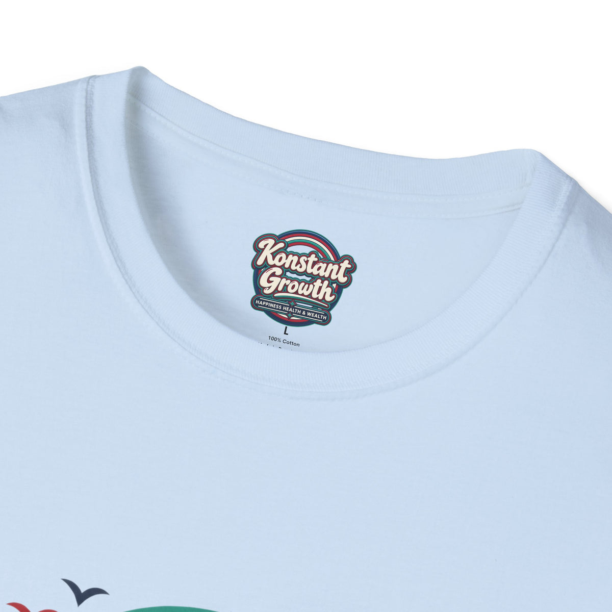 Konstant Growth Palm Tree T‑Shirt — Tropical Motivational Graphic Tee