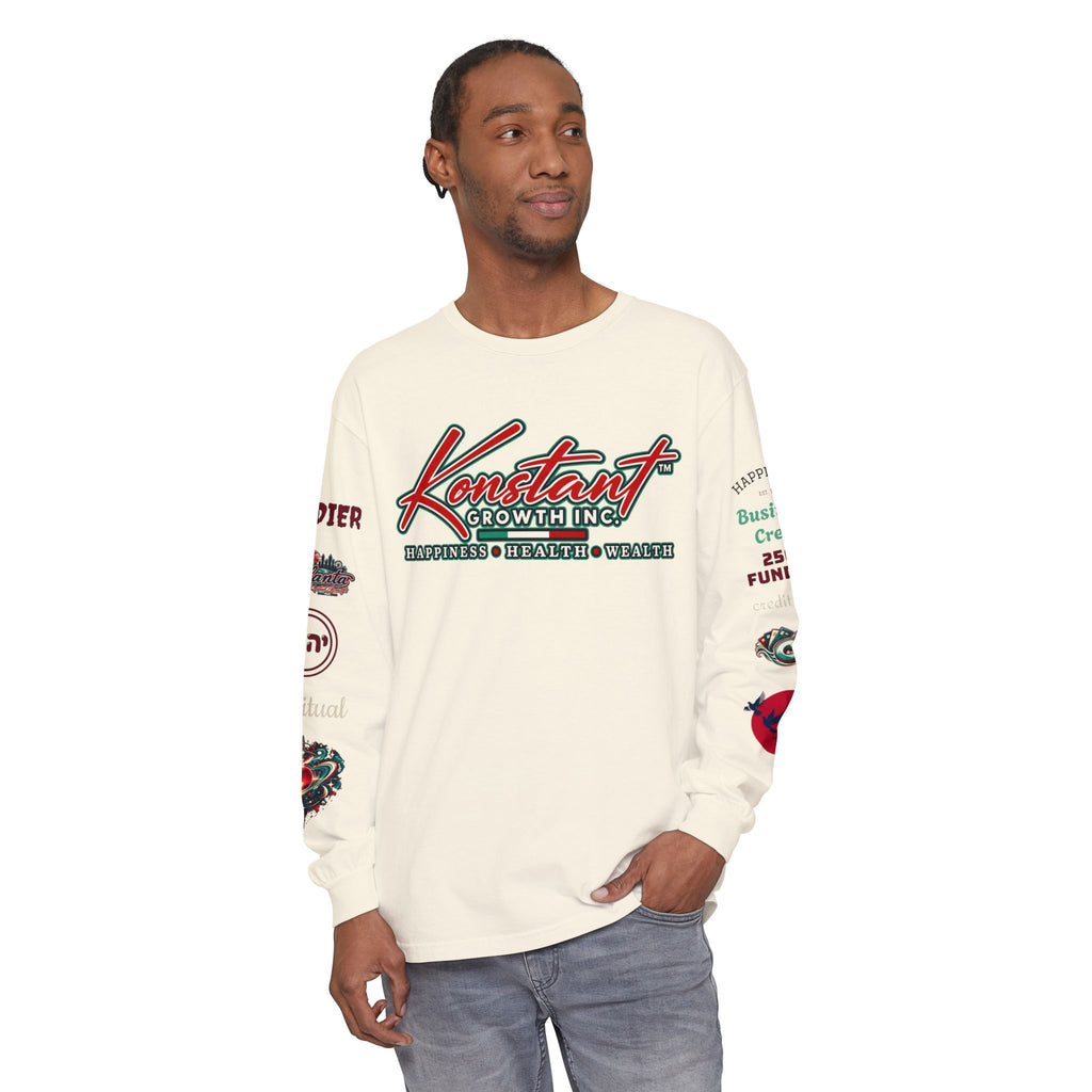 Konstant Growth Long Sleeve T-Shirt — Tropical Palm Surf Graphic