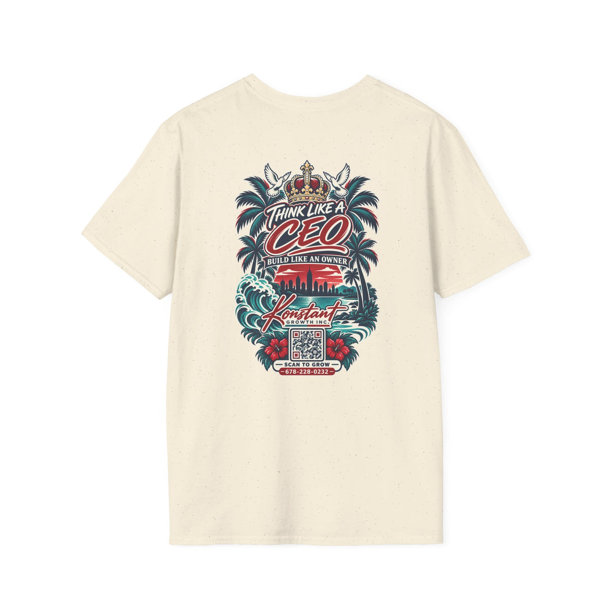 Think Like a CEO T-Shirt — Konstant Growth Motivational Graphic Tee