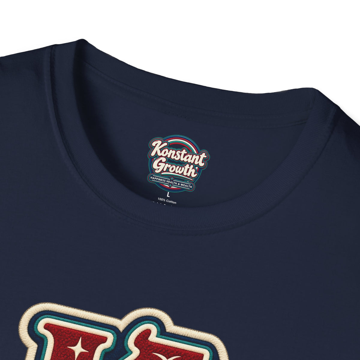 Eclipse Crest T-Shirt — Vintage Floral KG Logo
