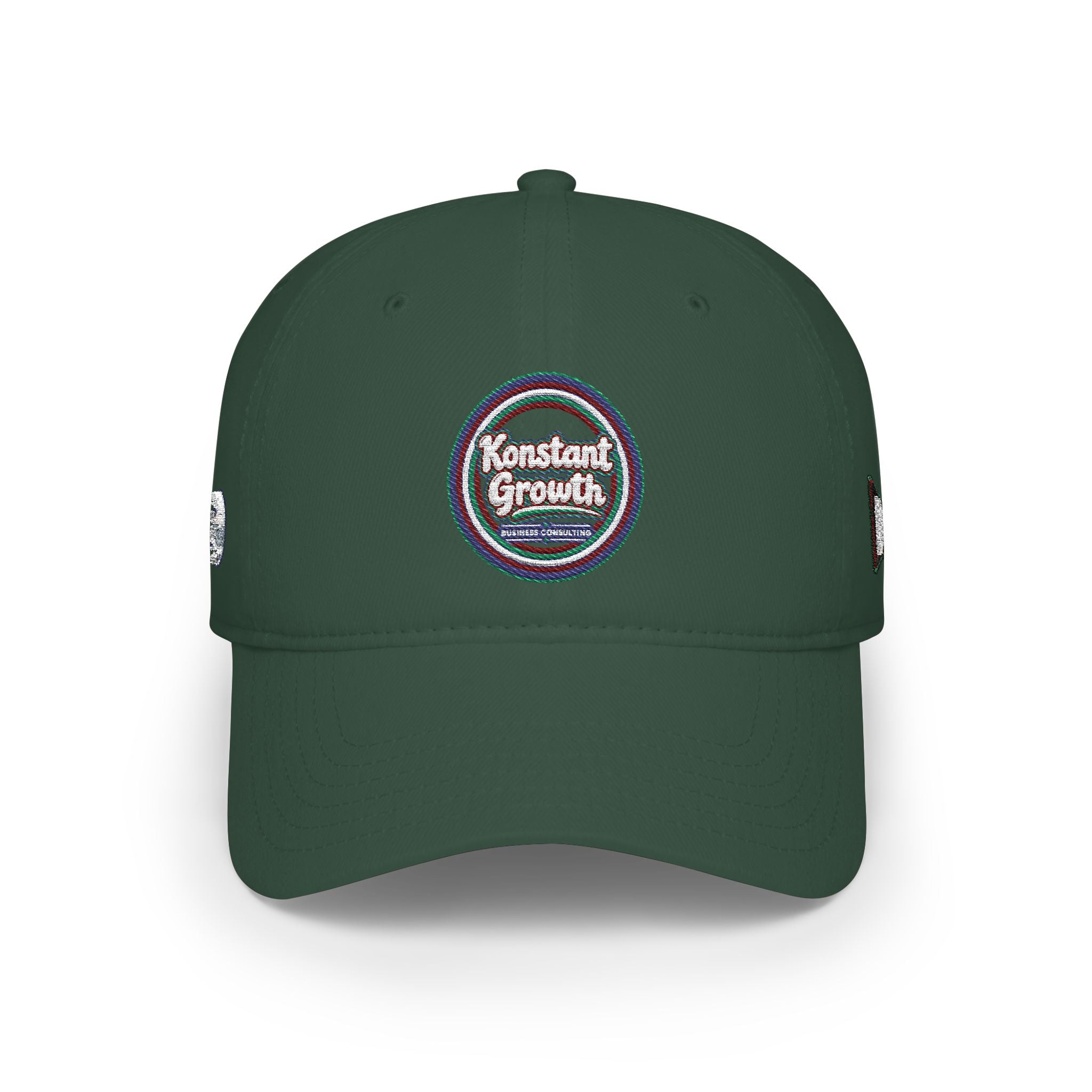 Konstant Growth Circular Logo Baseball Cap | Embroidered Badge