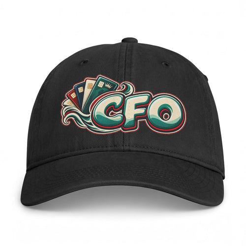 CFO Coastal Vintage Baseball Cap — Retro Surf Logo Dad Hat Printify