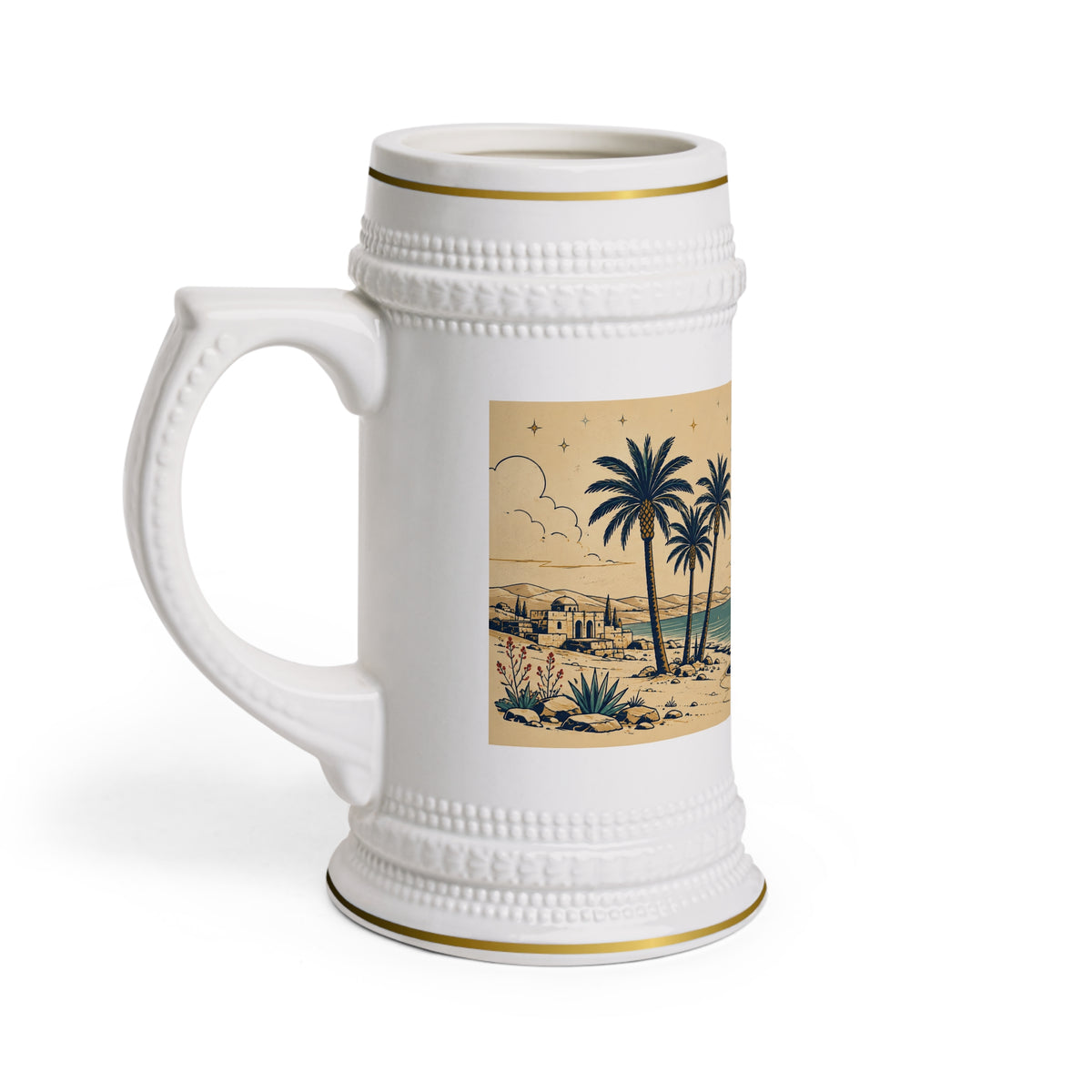 Konstant Growth Ancient Sunset Coast 22oz Ceramic Stein