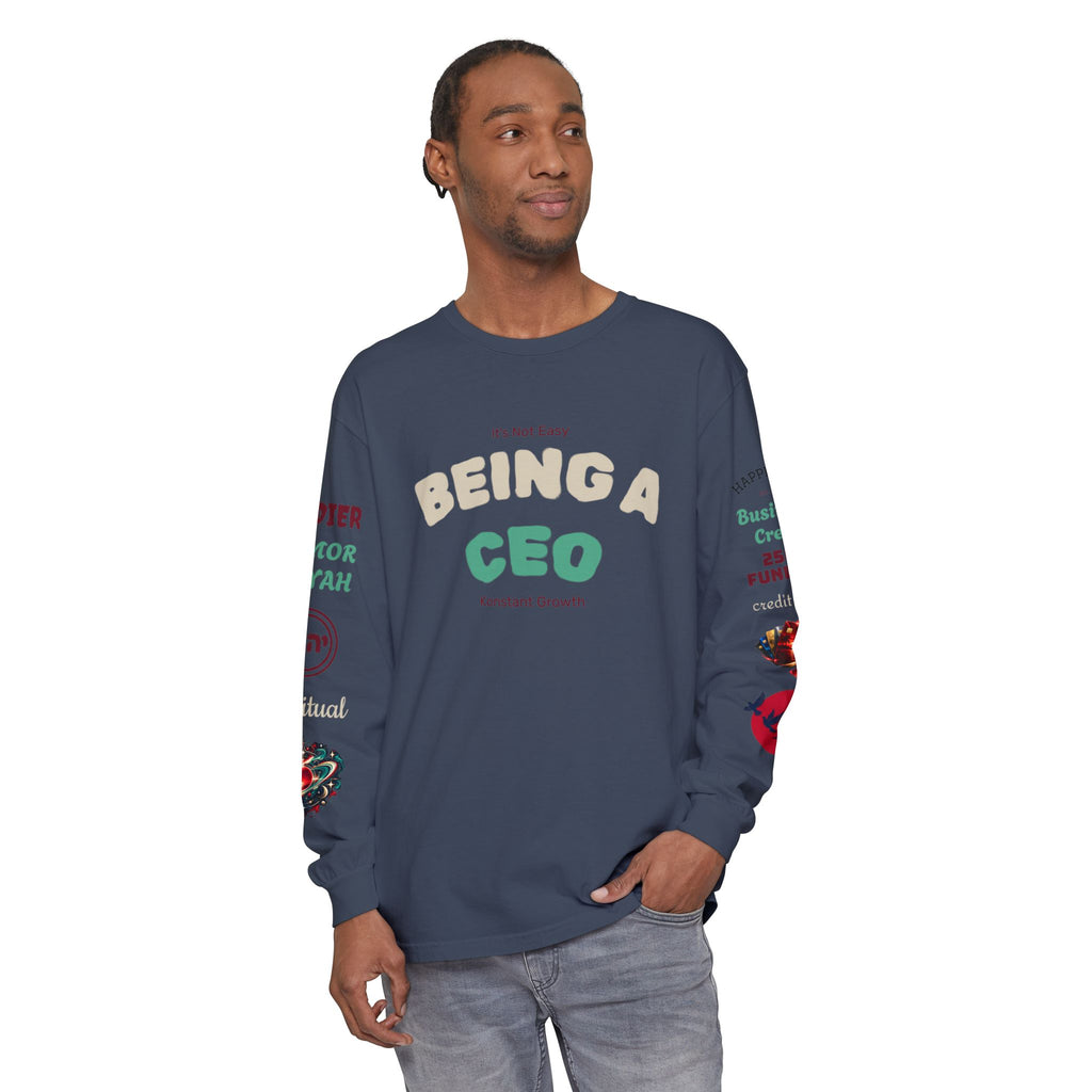 Konstant Growth Vintage Wash Long Sleeve | Premium Entrepreneur T-Shirt