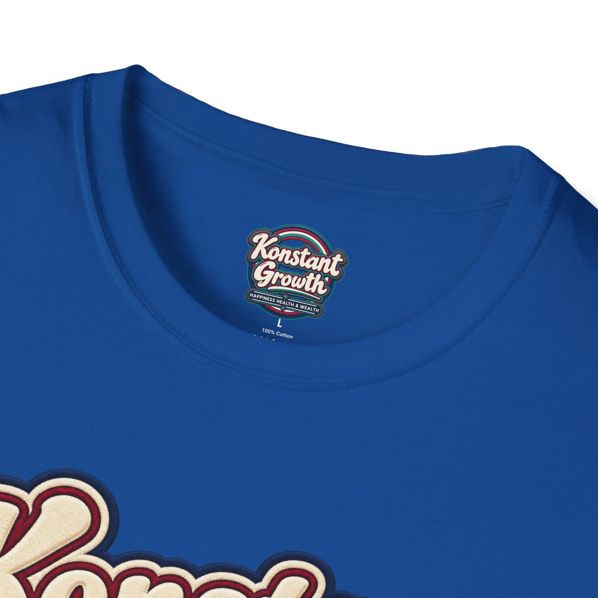 Konstant Growth T-Shirt — Retro Palm Sunset Design