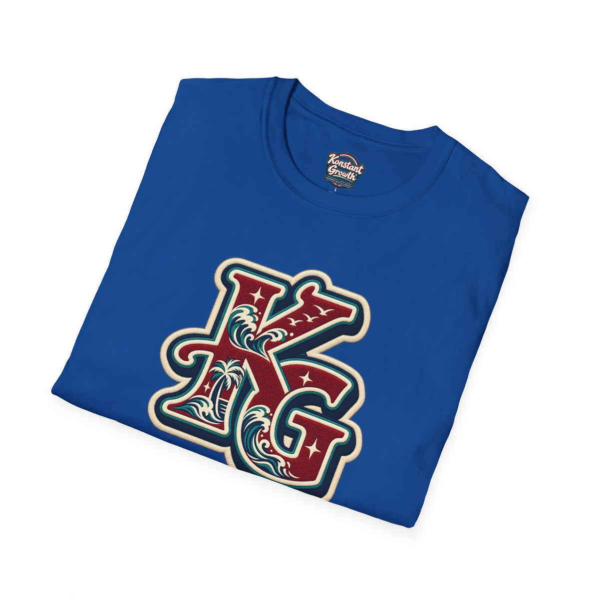 Eclipse Crest T-Shirt — Vintage Floral KG Logo