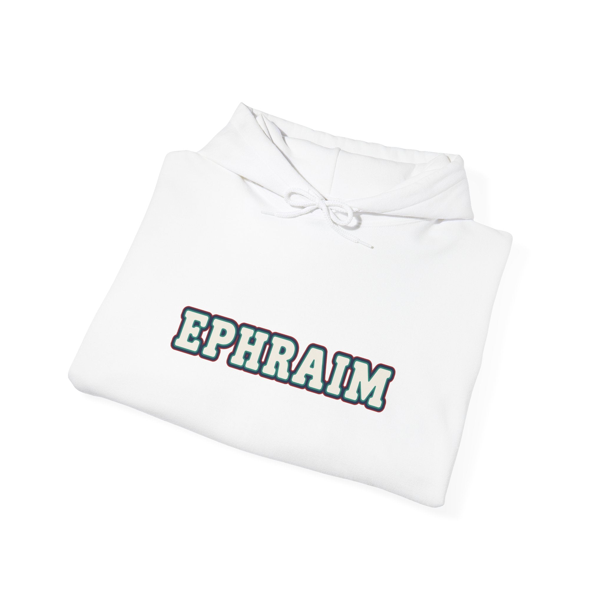 Ephraim Hoodie — Vintage Crest Graphic Hooded Sweatshirt