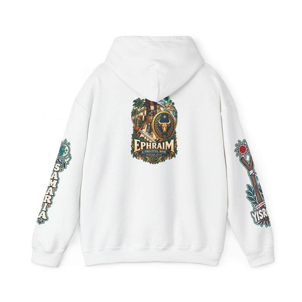 Ephraim Hoodie — Vintage Crest Graphic Hooded Sweatshirt