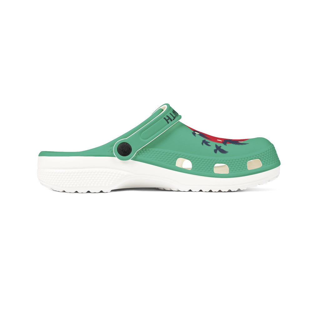 Strawberry Bird Illustration Clogs | EVA Foam Rubber Shoes