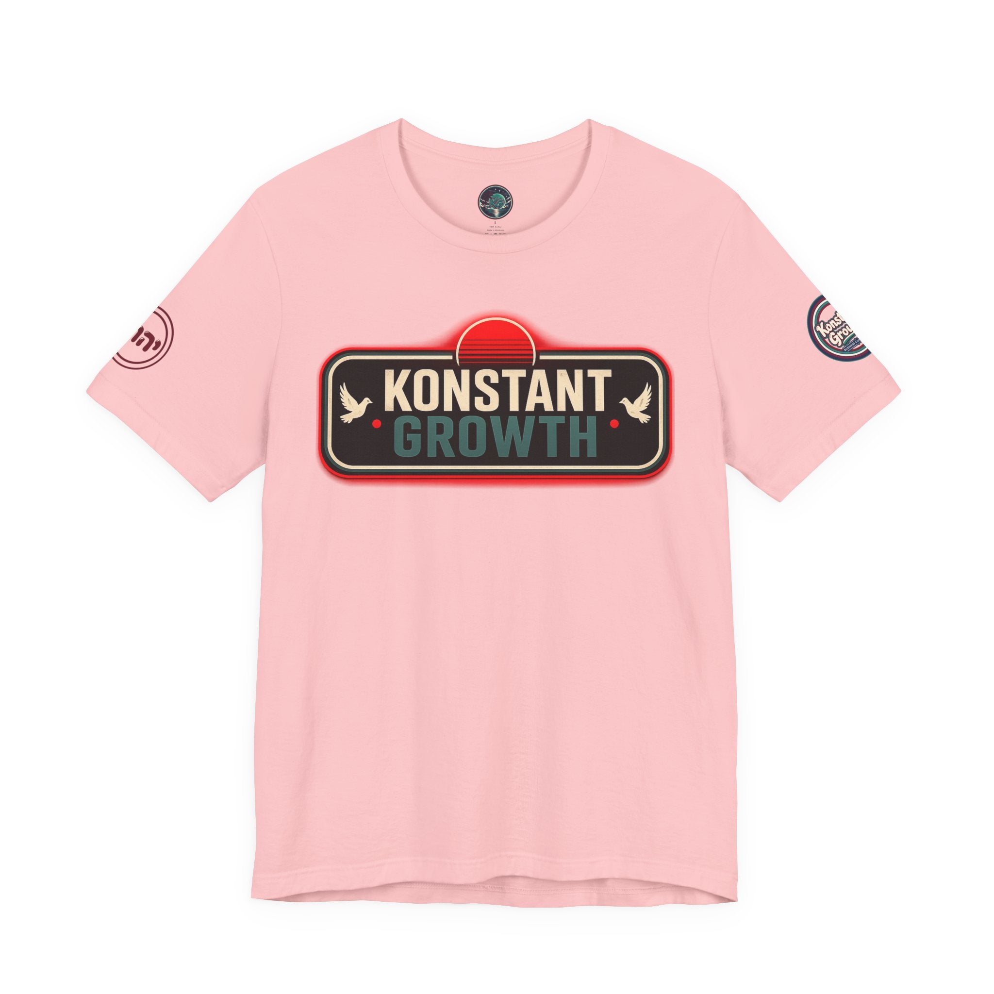 Konstant Growth Logo Tee | Joshua 1:9 Inspirational Fear Of Yahweh