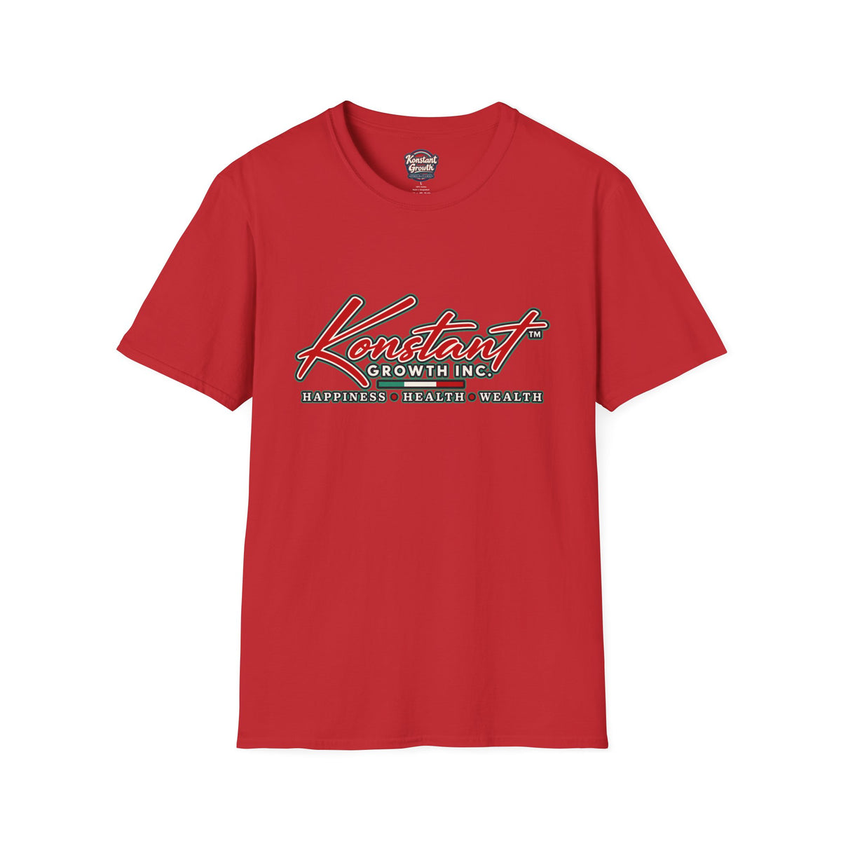 Konstant Growth Beach Graphic T-Shirt — Retro Palm Sunset Surf Design Printify