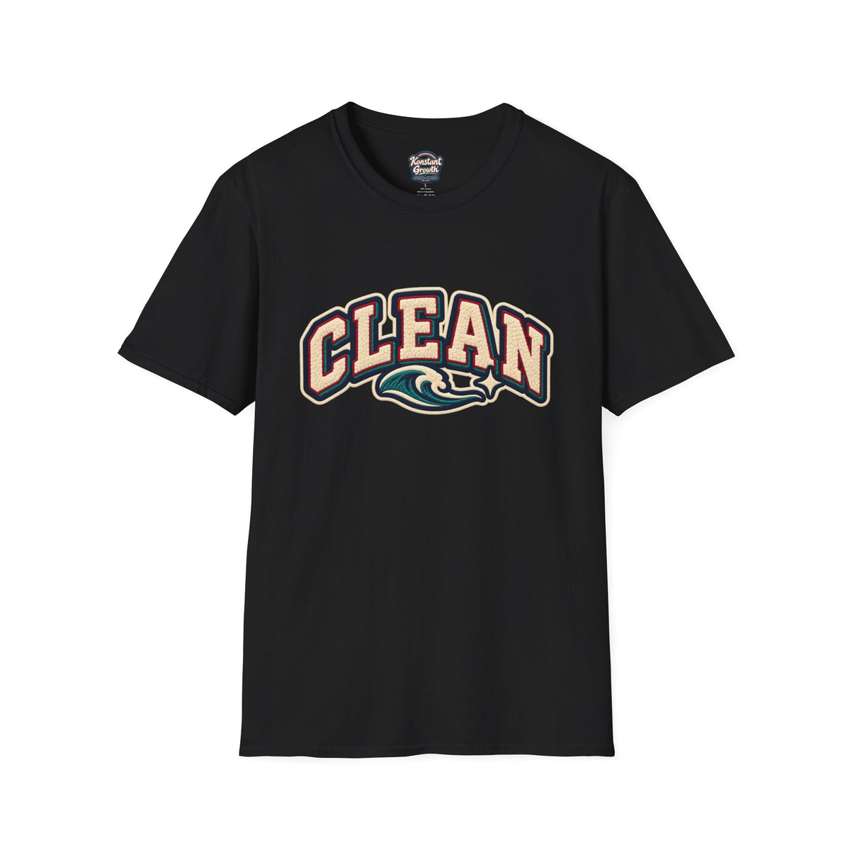 Clean Surf Vibes T-Shirt — Retro Beach Graphic Tee