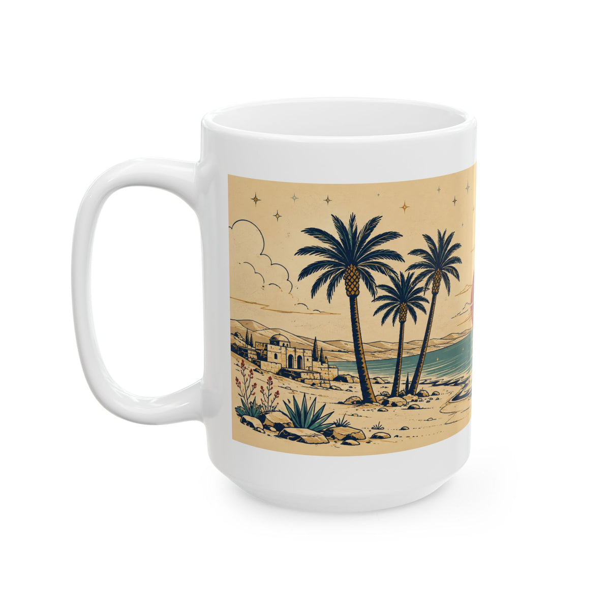 Konstant Growth Ancient Sunset Coast Ceramic Mug
