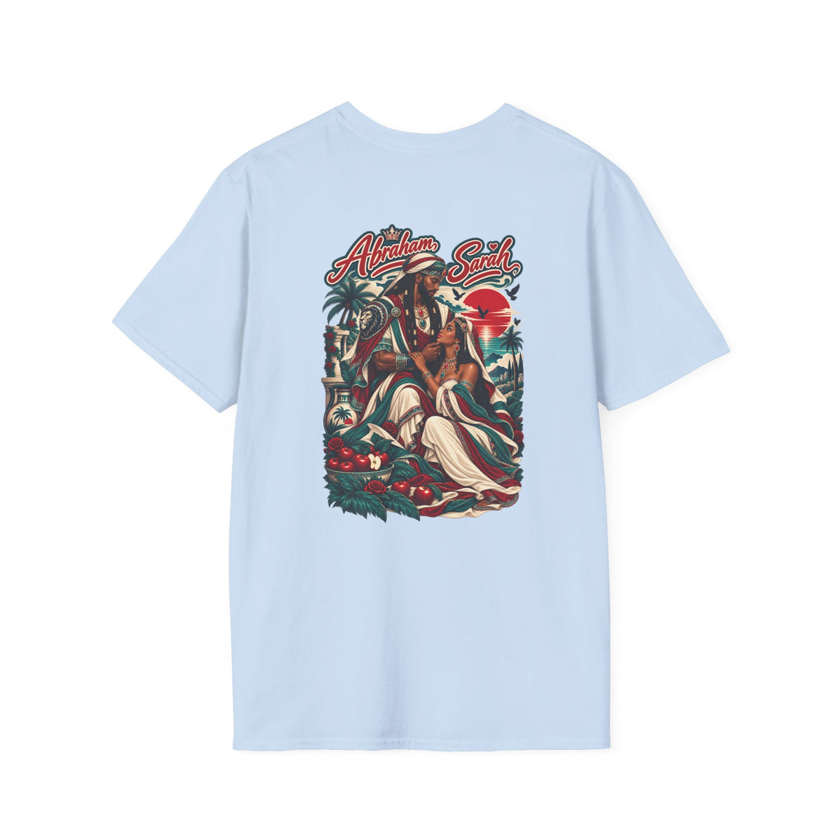 T-Shirt — Divine Love Graphic Tee (Abraham & Sarah Illustration)