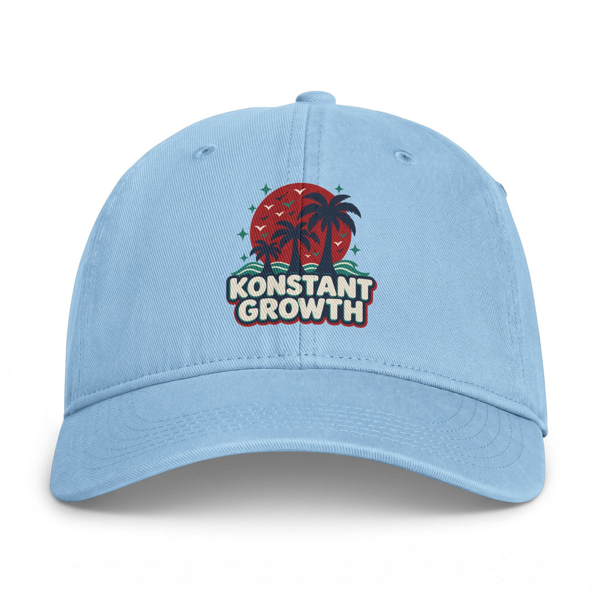 Coastal Washed Cap — 'Konstant Growth' Vintage Palm Beach Hat