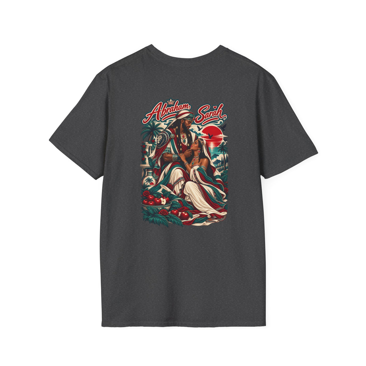T-Shirt — Divine Love Graphic Tee (Abraham & Sarah Illustration)