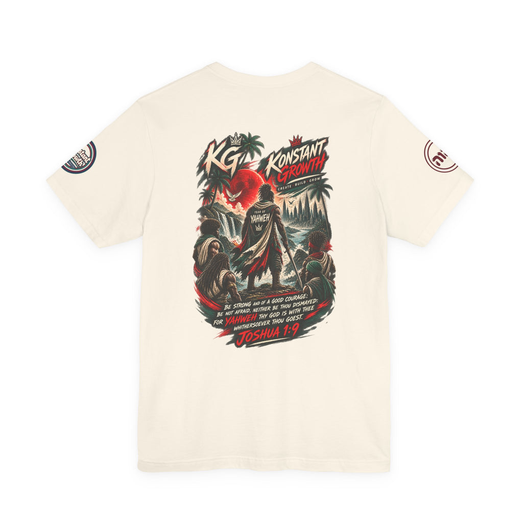 Konstant Growth Logo Tee | Joshua 1:9 Inspirational Fear Of Yahweh