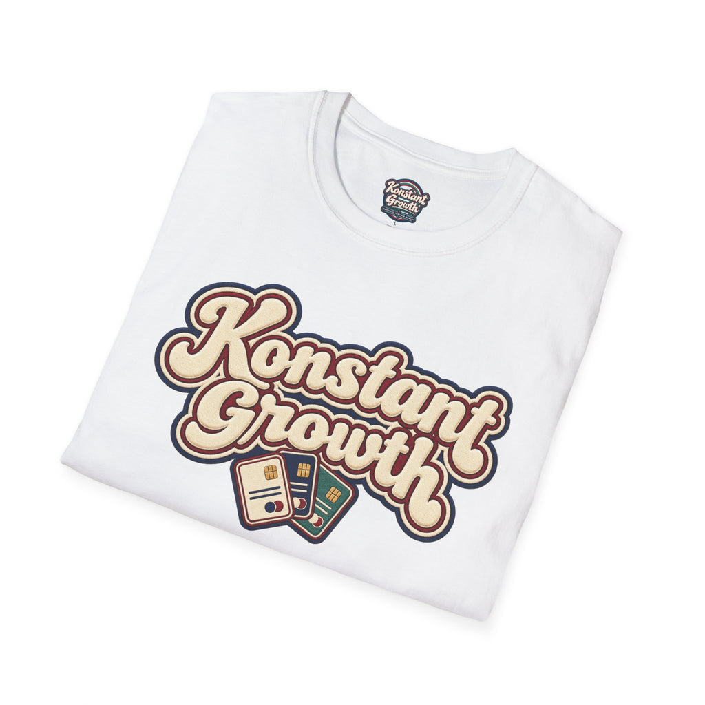 Konstant Growth T-Shirt — Retro Palm Sunset Design