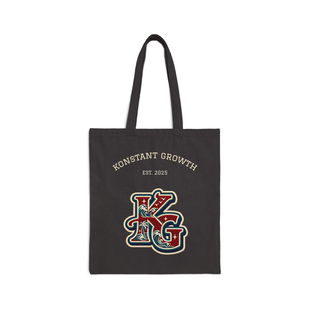Canvas Tote — "Konstant Growth" Vintage Logo Tote Bag