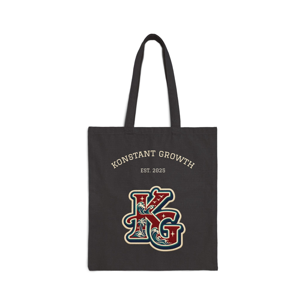 Canvas Tote — "Konstant Growth" Vintage Logo Tote Bag