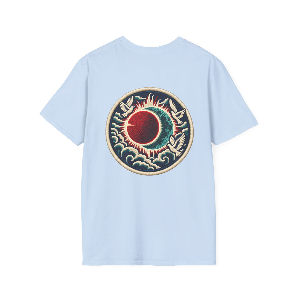Eclipse Crest T-Shirt — Vintage Floral KG Logo