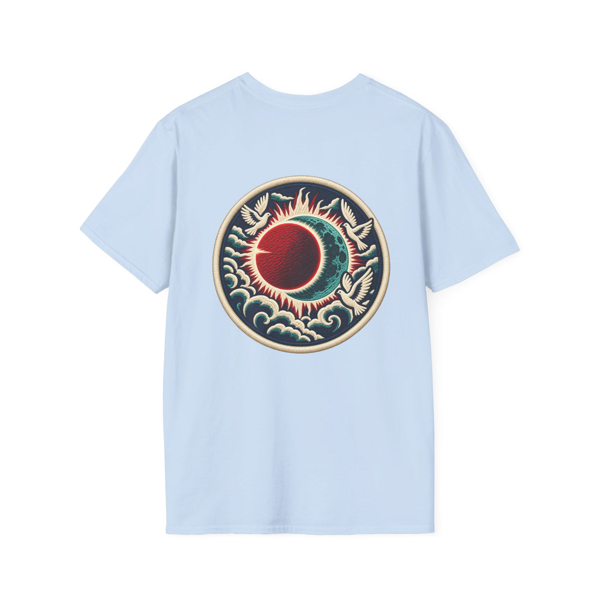 Eclipse Crest T-Shirt — Vintage Floral KG Logo